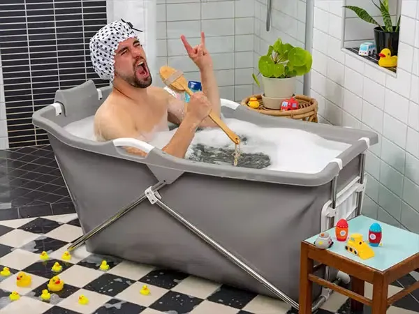 Zenkuru Sammenfoldelit Badekar