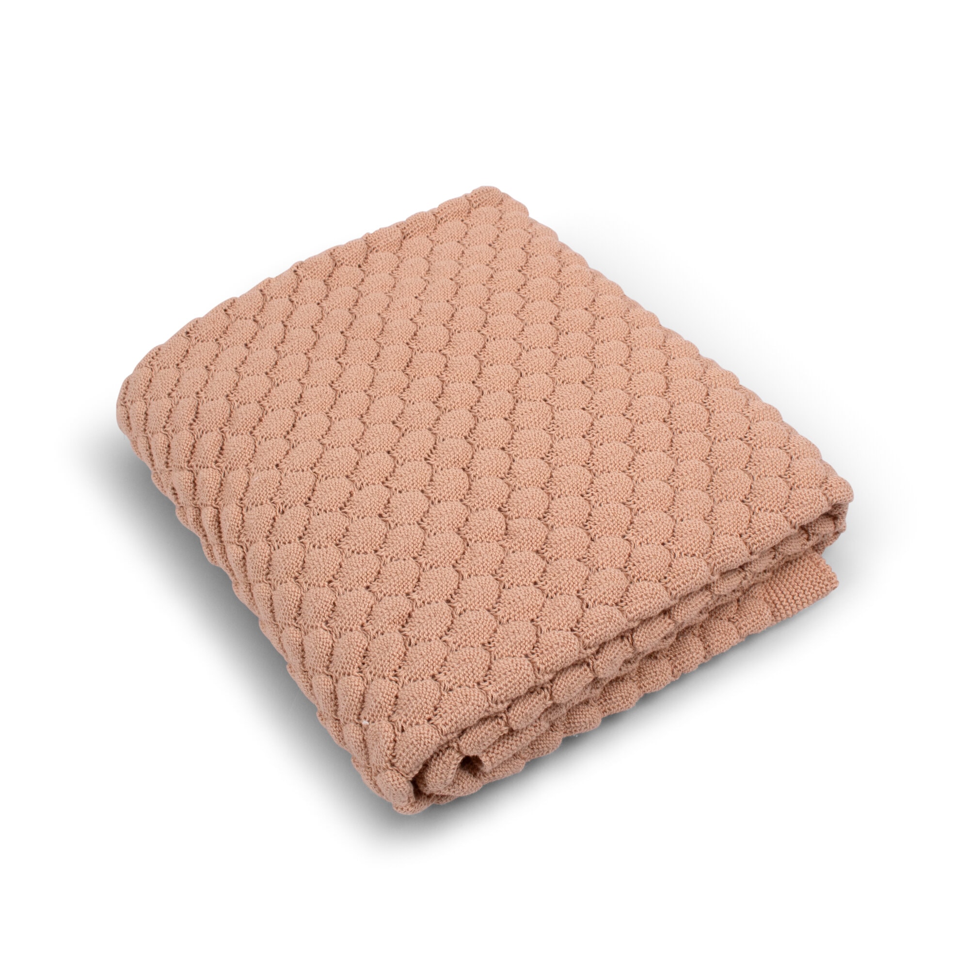 Strikket babytæppe GOTS - Ivory Cream — FILIBABBA