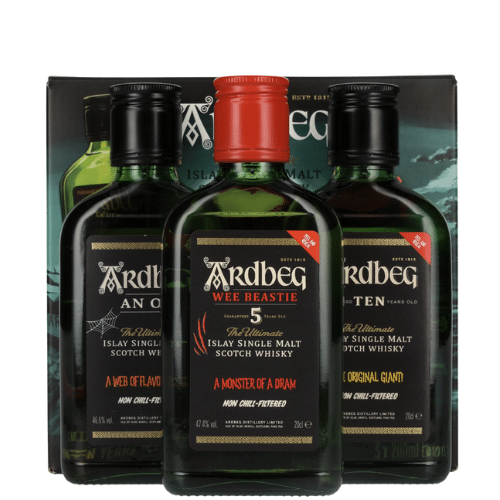 Ardbeg Three Monsters of Smoke whisky fra Spitus — premium gave til den nybagte far
