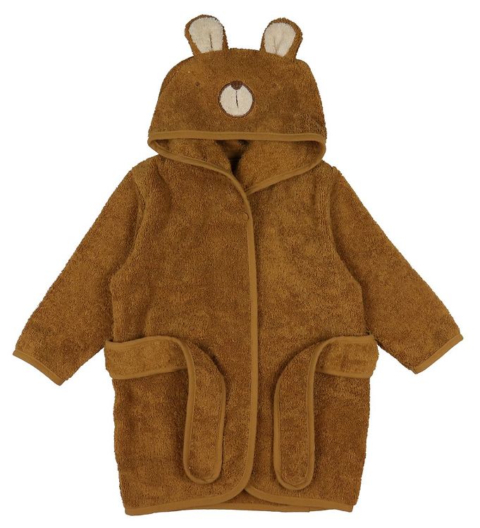 Pippi babybadekåbe i Almond — barselsgave til baby fra Kids-world