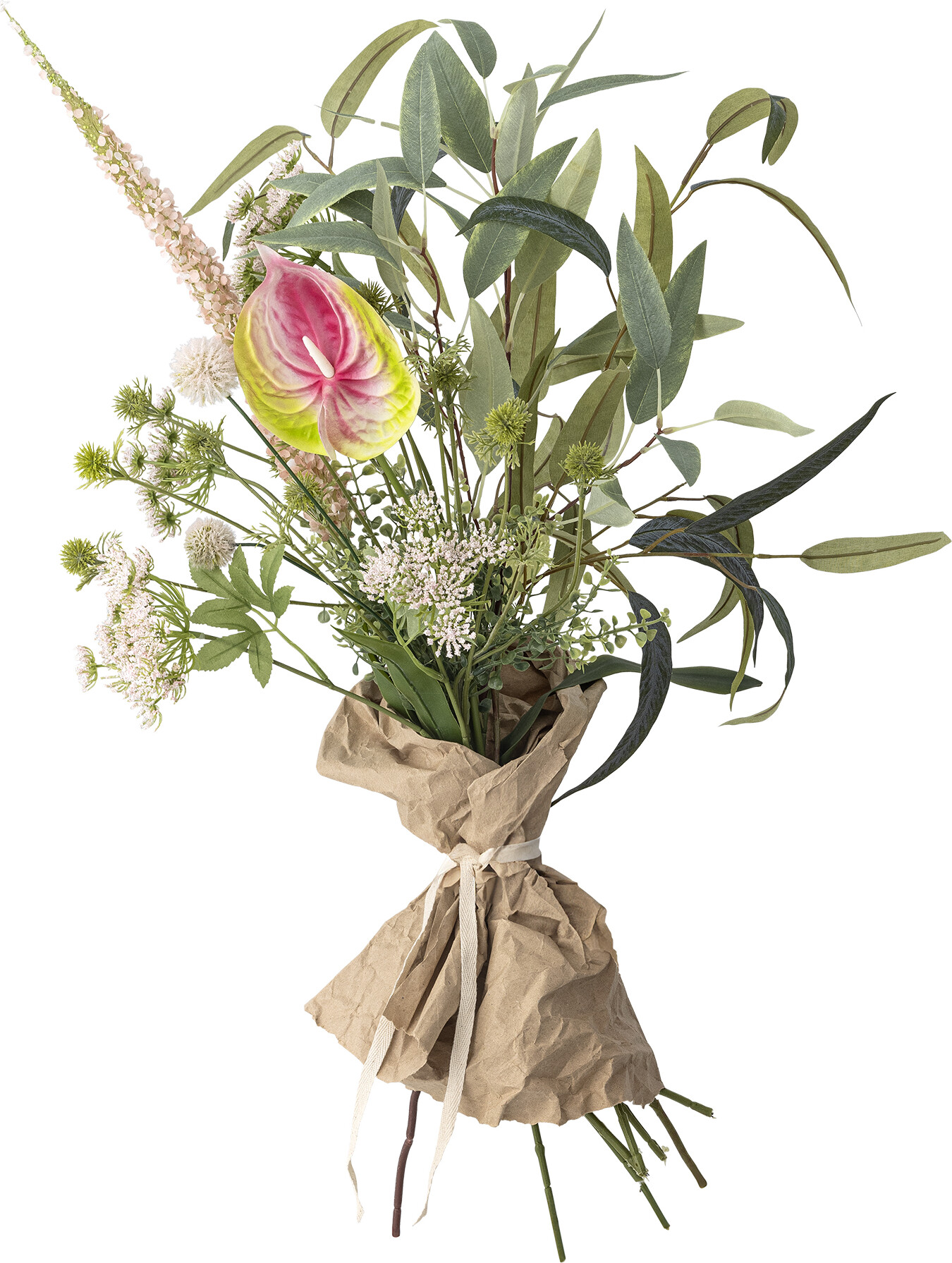 Bloomingville - Blush Kunstig Blomster Buket - Rosa - H 80 Cm — bryllupsgave fra Gucca.dk