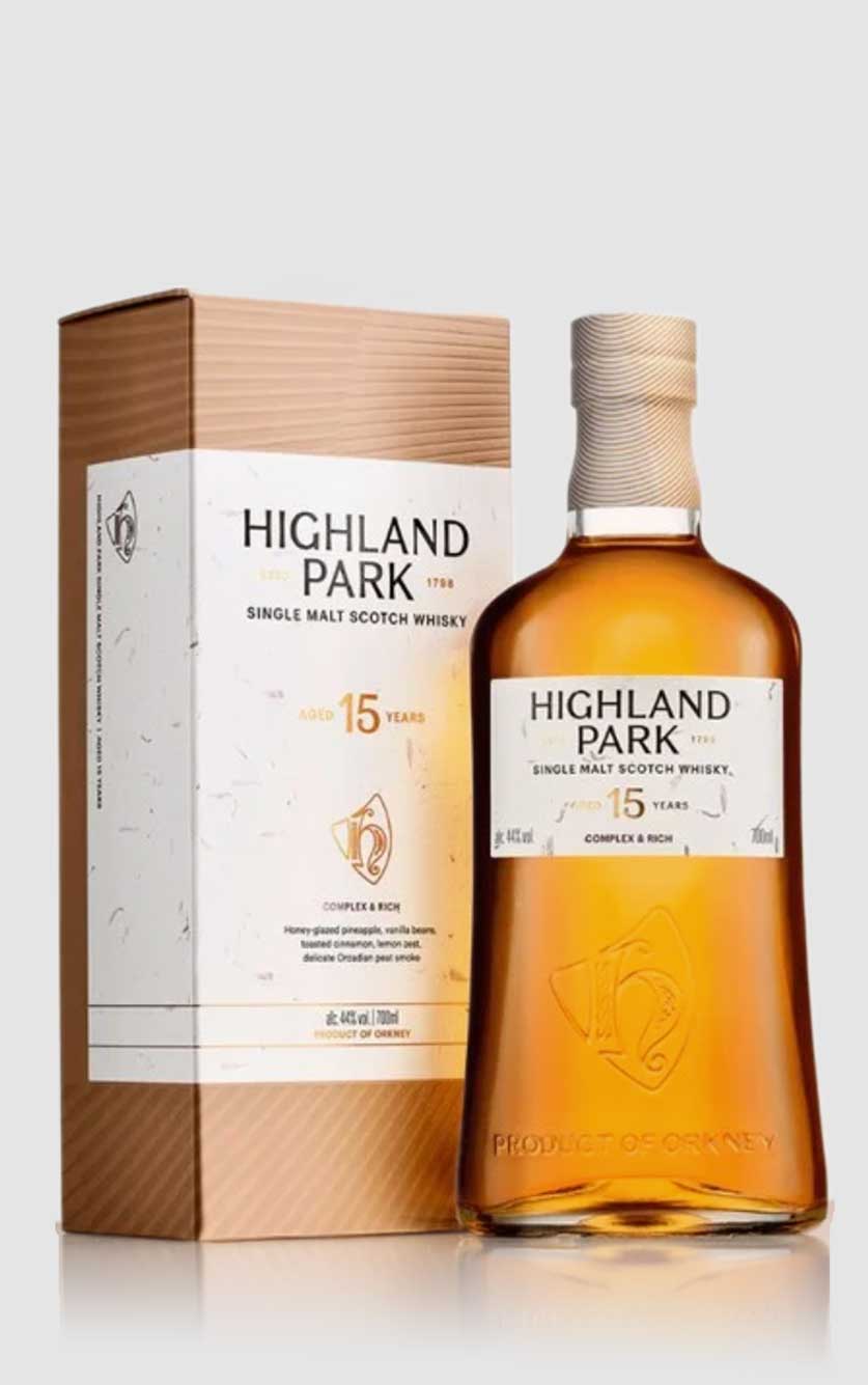 Highland Park Whisky 15 år Single Orkney Malt Whisky — DH Wines