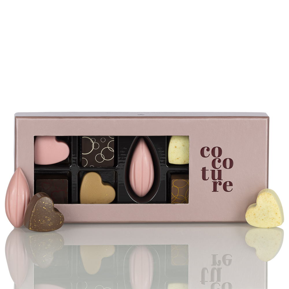 Cocoture fyldte chokolader og konfekt — chokoladegave til hende