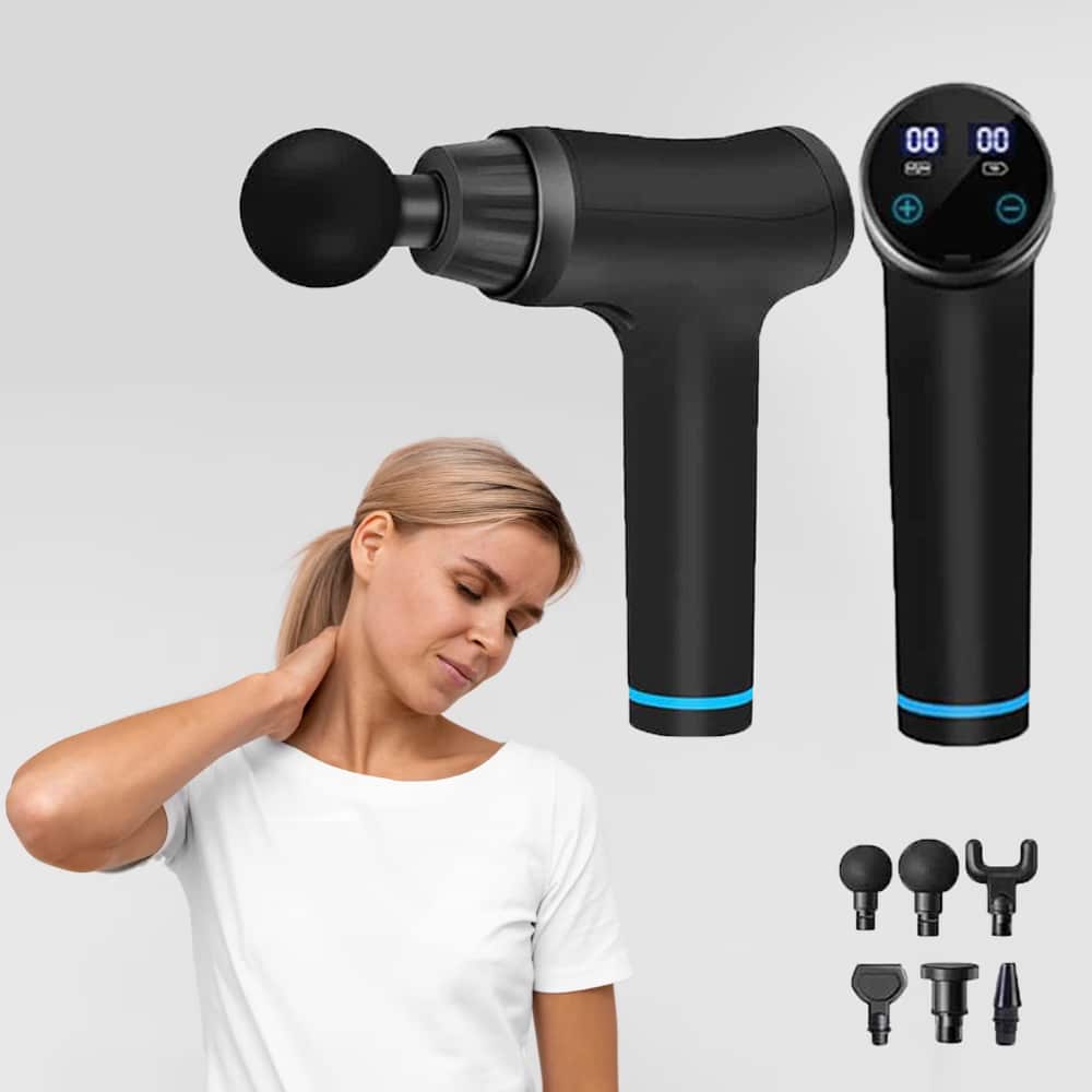 Satana Massagepistol Pro+ til ømme muskler — wellnessgave til hende