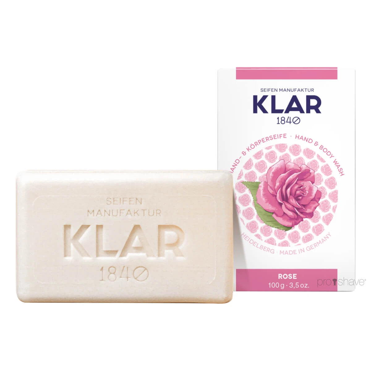 Klar Seifen Sæbe, Rose, 100 gr. — Proshave