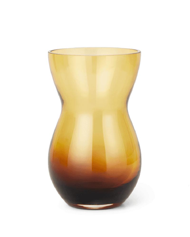 Kähler Calabas Vase Duo, 21 cm, burgundy/amber — studentergave fra GrydeGuru