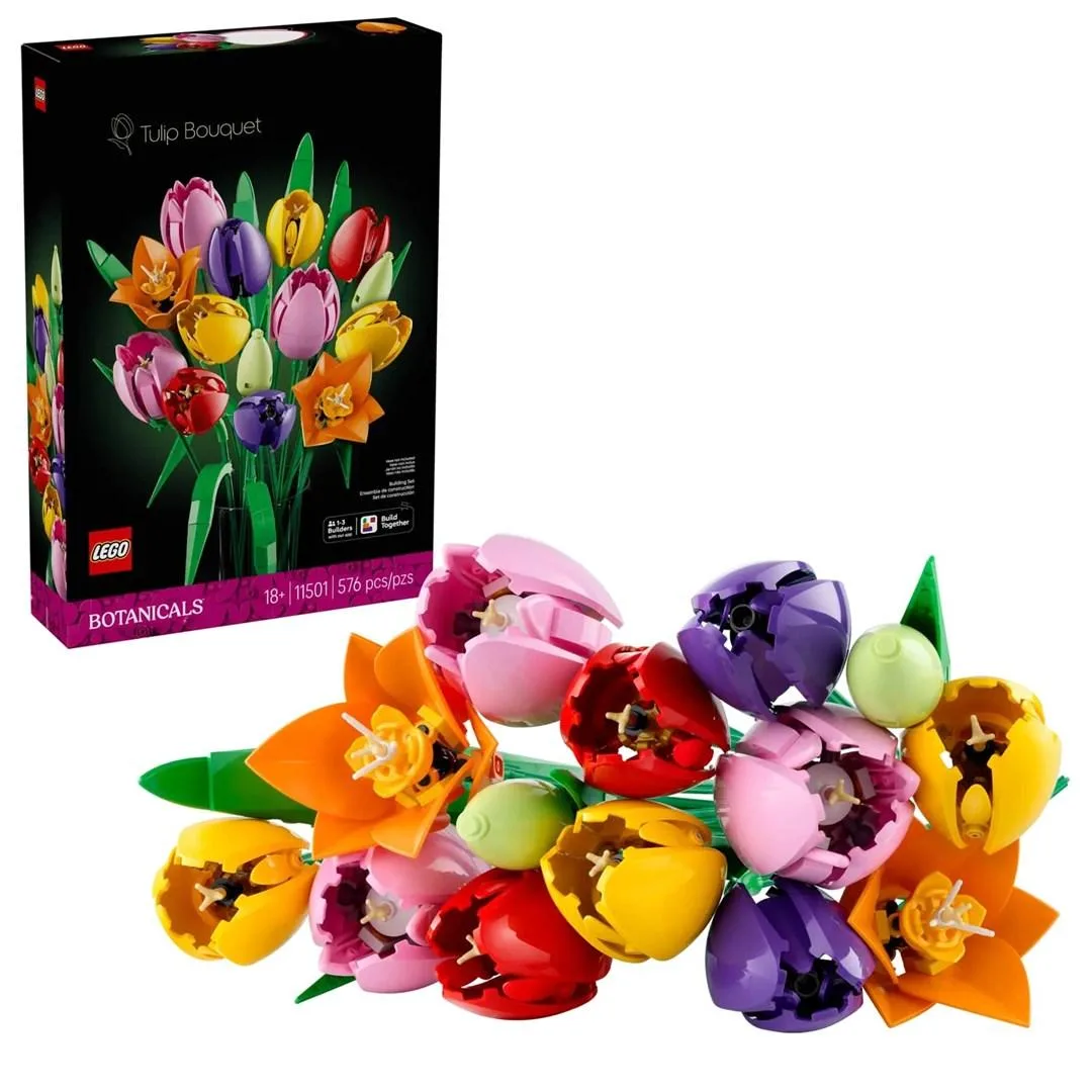 LEGO Botanicals 11501 - Tulipanbuket byggesæt (18+) — studentergave fra Boligcenter