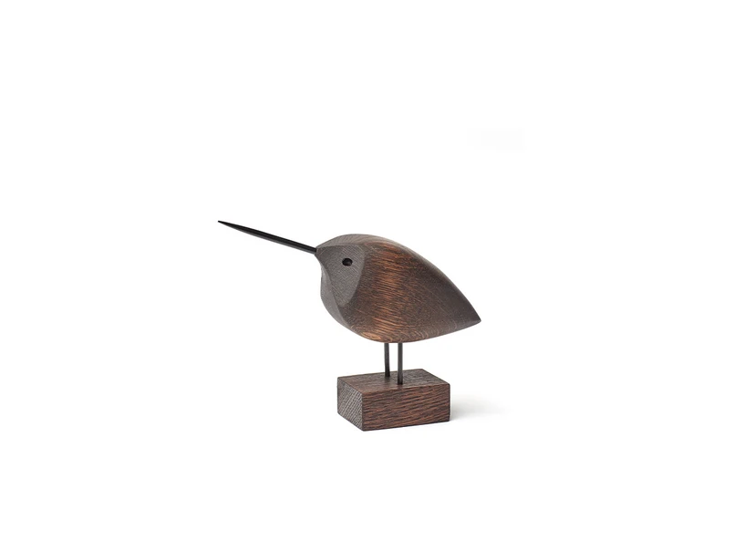 Warm Nordic - Beak Bird Awake Snipe Smoked Oak — studentergave fra Lampemesteren