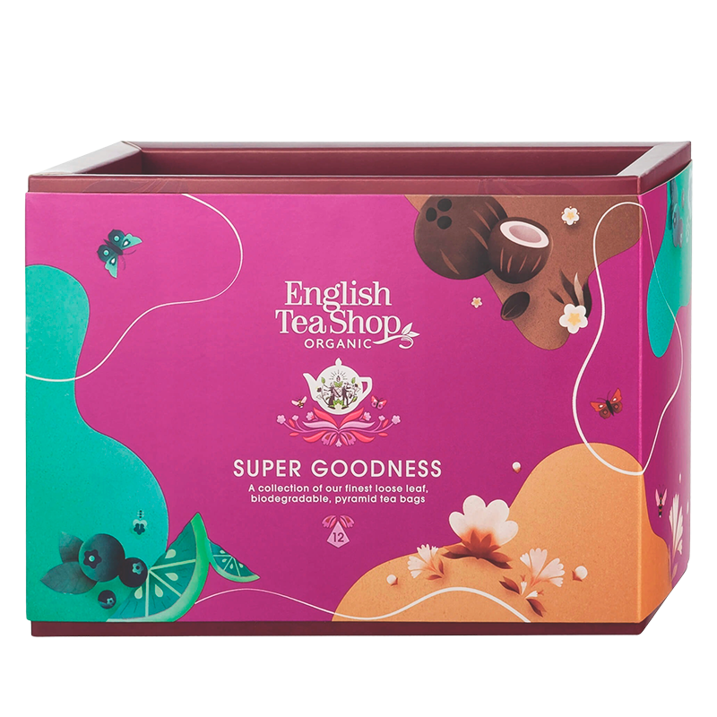 English Tea Shop Te Gaveæske Super Goodness Collection Ø (12 stk) — Helsebixen.dk