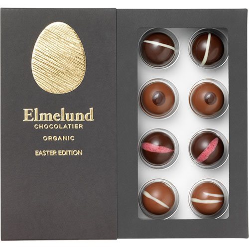 Elmelund Gaveæske m. fyldte Chokolader 16 stk Ø, 160g. — Ren-velvaereshop.dk