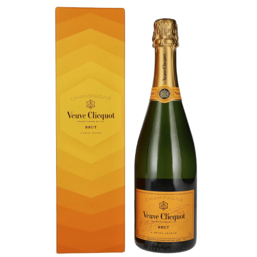 Veuve Clicquot Champagne Brut Yellow Label, i gaveæske — Spitus